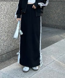 AMAIL | Line ribbon jersey skirt(スカート)