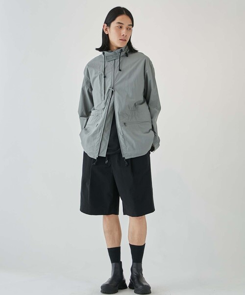 【ATON】WOOLY NYLON ハーフパンツ TRAVEL NYLON | WIDE EASY SHORTS – ATON | エイトン