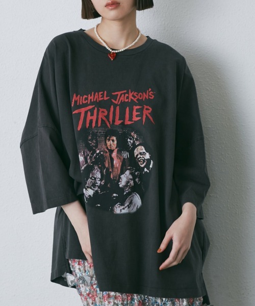 GOOD ROCK SPEED（グッドロックスピード）の「(GOOD ROCK SPEED)<ROSE BUD別注>マイケル・ジャクソンビッグT（Tシャツ/カットソー・レディース・ブラック・FREE）」の15枚目の写真