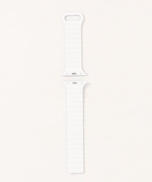 emonique(エモニーク)の「シリコン製 Apple Watch バンド スマートウォッチバンド【38/40/41/42/44/45/49mm対応】(デジタル腕時計・メンズ・ライトブルー/ベージュ/ホワイト×ブラック/ブラック×レッド/ブラック系その他/ブラック/ピンク/ネイビー/グリーン・42/38)」の20枚目の写真