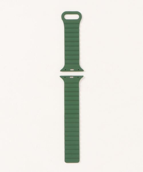 emonique(エモニーク)の「シリコン製 Apple Watch バンド スマートウォッチバンド【38/40/41/42/44/45/49mm対応】(デジタル腕時計・メンズ・ライトブルー/ベージュ/ホワイト×ブラック/ブラック×レッド/ブラック系その他/ブラック/ピンク/ネイビー/グリーン・42/38)」の21枚目の写真
