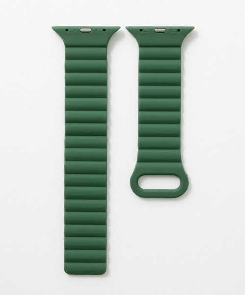 emonique(エモニーク)の「シリコン製 Apple Watch バンド スマートウォッチバンド【38/40/41/42/44/45/49mm対応】(デジタル腕時計・メンズ・ライトブルー/ベージュ/ホワイト×ブラック/ブラック×レッド/ブラック系その他/ブラック/ピンク/ネイビー/グリーン・42/38)」の13枚目の写真