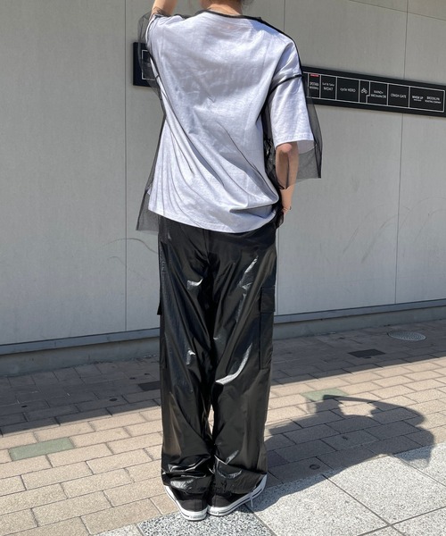 Meli rich(メリーリッチ)の「メタリックカーゴパンツ(カーゴパンツ・レディース・ブラック/オフホワイト・FREE)」の19枚目の写真
