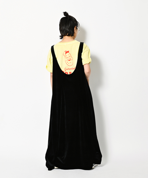 CITYSHOP（シティーショップ）の「VELVET OPEN BACK DRESS：ワンピース 