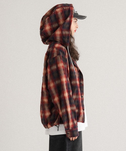 WISH FOR EVER（ウィッシュフォーエバー）の「DRAWCODE CHECK SHIRT