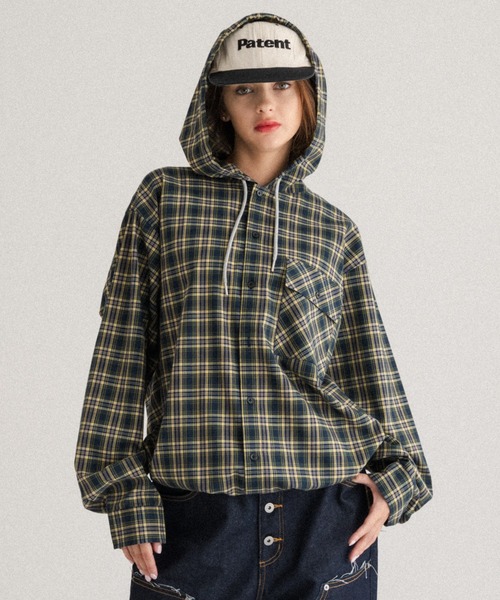 WISH FOR EVER（ウィッシュフォーエバー）の「DRAWCODE CHECK SHIRT