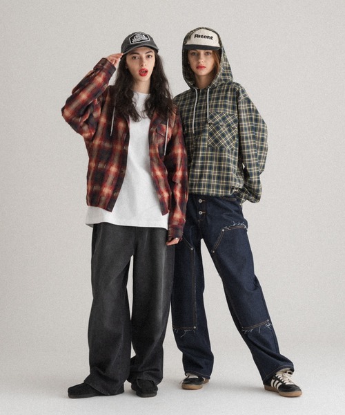 WISH FOR EVER（ウィッシュフォーエバー）の「DRAWCODE CHECK SHIRT