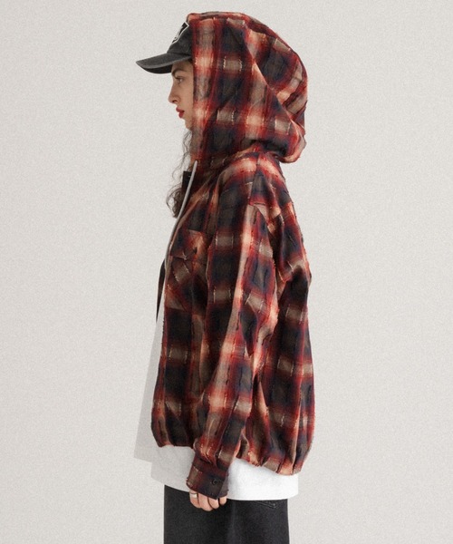 WISH FOR EVER（ウィッシュフォーエバー）の「DRAWCODE CHECK SHIRT