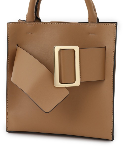 VIS(ビス)の「ビッグバックル2WAYバッグ(ハンドバッグ・レディース・ブラック/オフホワイト/ベージュ系その他2・FREE)」の17枚目の写真