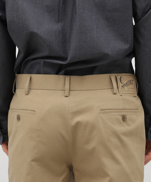 417 EDIFICE(フォーワンセブンエディフィス)の「【MOONLIGHT CLOTHING】CHINO PANTS(チノパンツ・メンズ・ベージュ・36/38/40/42)」の17枚目の写真