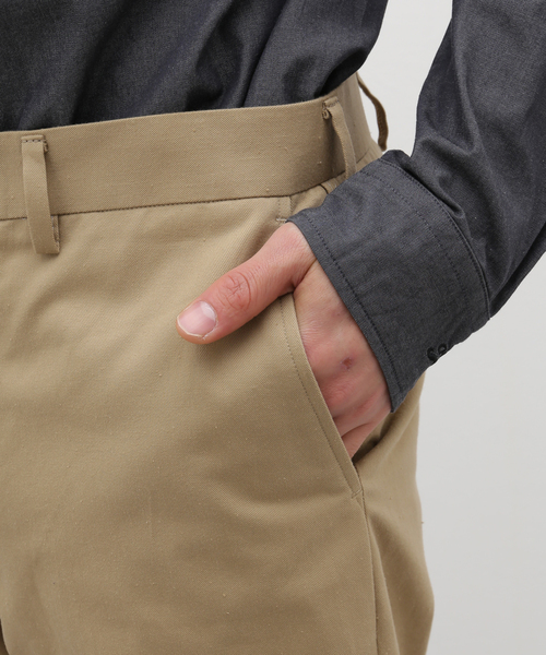 417 EDIFICE(フォーワンセブンエディフィス)の「【MOONLIGHT CLOTHING】CHINO PANTS(チノパンツ・メンズ・ベージュ・36/38/40/42)」の7枚目の写真