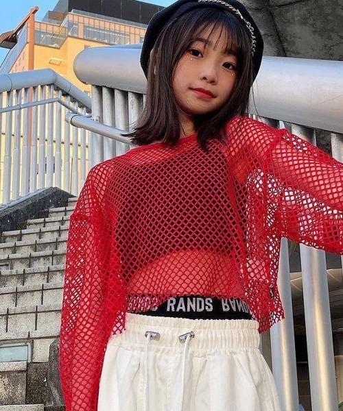 RandS/R(ランズアール)の「RandS/R ロゴゴム1分丈レギンス(レギンス/スパッツ・キッズ・オフホワイト/レッド/ブラック/イエロー・M/S/130-140cm/110-120cm)」の22枚目の写真