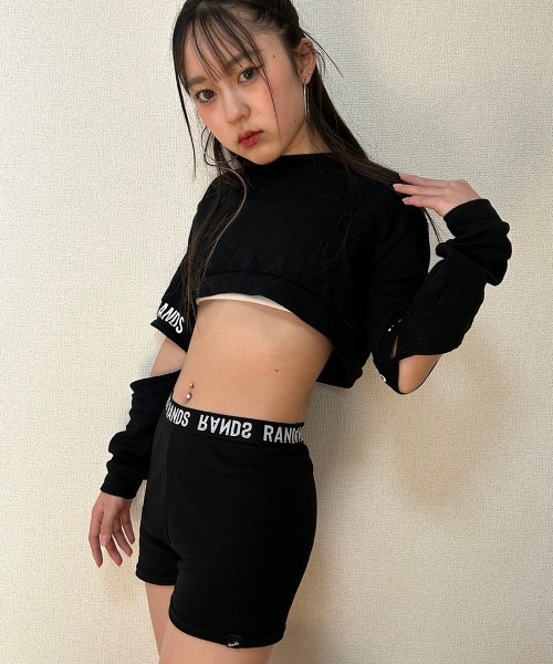 セール】RandS/R ロゴゴム1分丈レギンス（レギンス/スパッツ