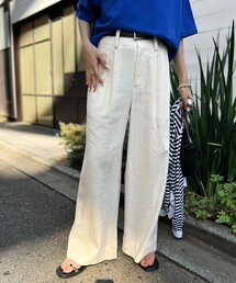 NOLLEY’S | 《セットアップ対応》リネンワイドパンツ(その他パンツ)