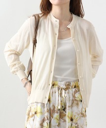 Anna Nicola（アンナニコラ）の「Anna Nicola ハイゲージパール釦ニットカーデ（カーディガン/ボレロ）」