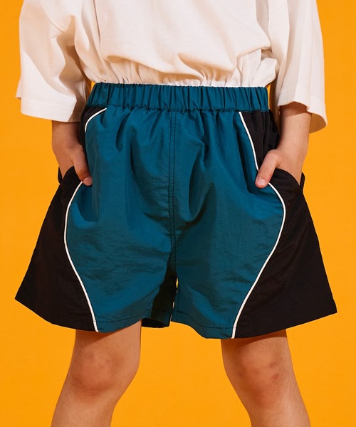 PAIRMANON STREET(ペアマノンストリート)の「【水陸両用・撥水】【PAIRMANON STREET】パイピング ナイロン ショート パンツ(その他パンツ・キッズ・レッド/グリーン/ブルー/ブラウン系その他/ブラック・110/120/100/90/140/150/130)」の16枚目の写真