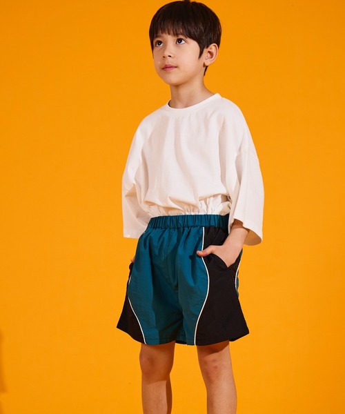 PAIRMANON STREET(ペアマノンストリート)の「【水陸両用・撥水】【PAIRMANON STREET】パイピング ナイロン ショート パンツ(その他パンツ・キッズ・レッド/グリーン/ブルー/ブラウン系その他/ブラック・110/120/100/90/140/150/130)」の17枚目の写真