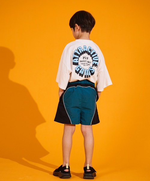 PAIRMANON STREET(ペアマノンストリート)の「【水陸両用・撥水】【PAIRMANON STREET】パイピング ナイロン ショート パンツ(その他パンツ・キッズ・レッド/グリーン/ブルー/ブラウン系その他/ブラック・110/120/100/90/140/150/130)」の18枚目の写真