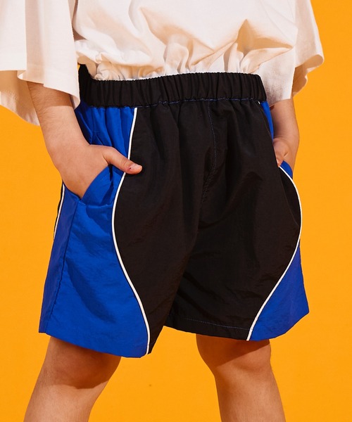 PAIRMANON STREET(ペアマノンストリート)の「【水陸両用・撥水】【PAIRMANON STREET】パイピング ナイロン ショート パンツ(その他パンツ・キッズ・レッド/グリーン/ブルー/ブラウン系その他/ブラック・110/120/100/90/140/150/130)」の21枚目の写真