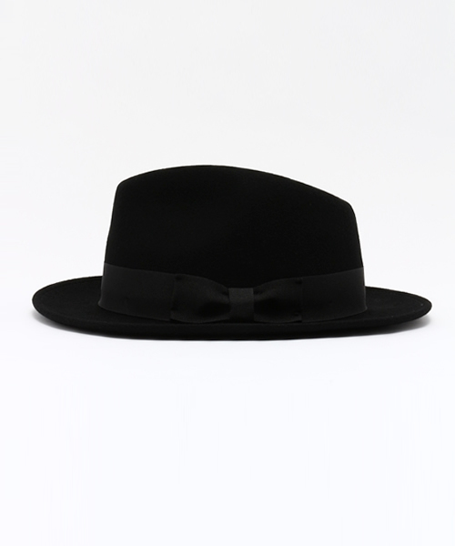 SHIPS（シップス）の「SA: SHIPS AUTHENTIC PRODUCTS(シップス オーセンティック プロダクツ) Made in USA(アメリカ製) フェルト フェドラハット（ハット・メンズ・ブラック/ブラウン/オリーブ/ネイビー・ONE SIZE）」の8枚目の写真