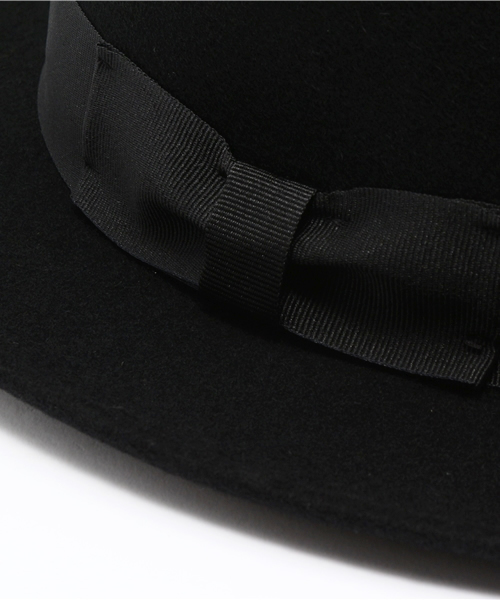 SHIPS（シップス）の「SA: SHIPS AUTHENTIC PRODUCTS(シップス オーセンティック プロダクツ) Made in USA(アメリカ製) フェルト フェドラハット（ハット・メンズ・ブラック/ブラウン/オリーブ/ネイビー・ONE SIZE）」の10枚目の写真