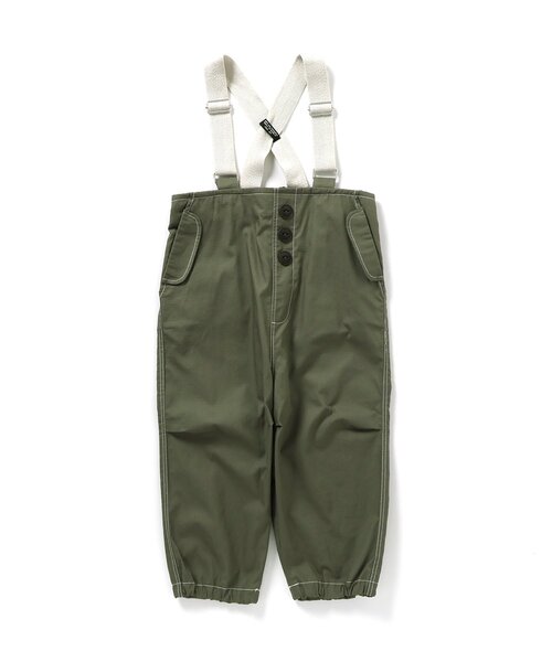 【美品】プリーツプリーズ 18SS レイヤード サロペット 4way 緑 1 セール】ワークサロペット（サロペット/オーバーオール