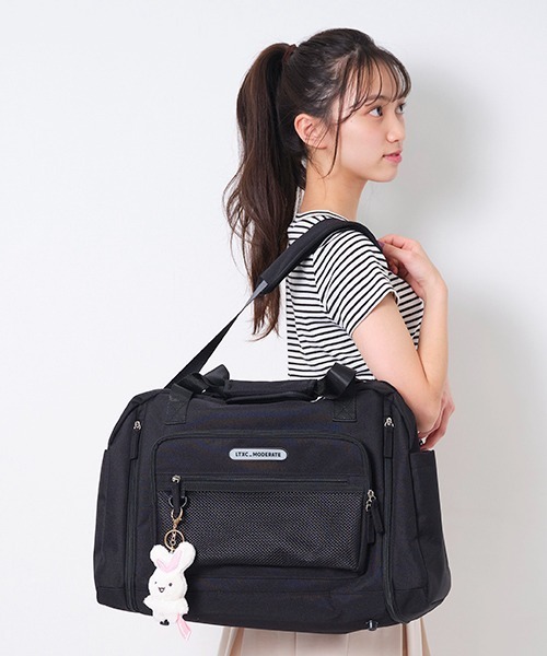 容量43-50L】【LTXC】メッシュポケット拡張ボストン（バック