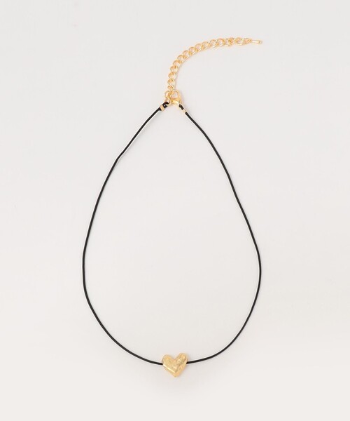 BEAUTY&YOUTH UNITED ARROWS（ビューティーアンドユースユナイテッドアローズ）の「ミニハート ストリング ネックレス（ネックレス・レディース・ゴールド/シルバー・FREE）」の2枚目の写真