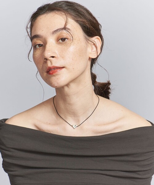 BEAUTY&YOUTH UNITED ARROWS（ビューティーアンドユースユナイテッドアローズ）の「ミニハート ストリング ネックレス（ネックレス・レディース・ゴールド/シルバー・FREE）」の3枚目の写真