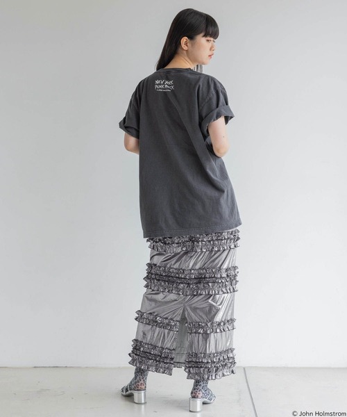 yuw(ユウ)の「JOHN HOLMSTROM T 113597(Tシャツ/カットソー・レディース・ホワイト/ブラック・FREE)」の5枚目の写真