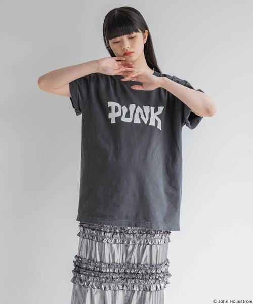 yuw(ユウ)の「JOHN HOLMSTROM T 113597(Tシャツ/カットソー・レディース・ホワイト/ブラック・FREE)」の11枚目の写真