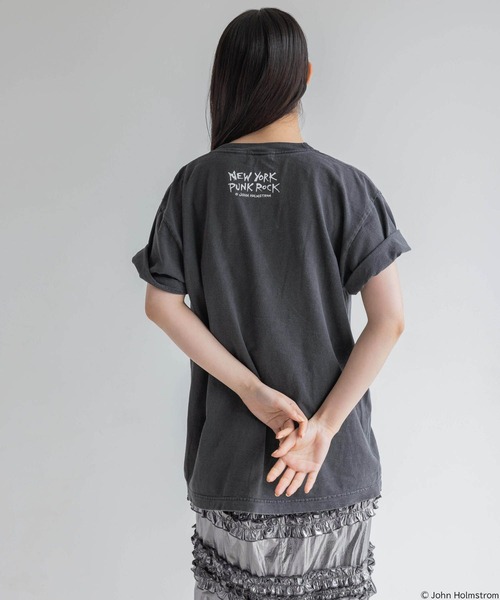 yuw(ユウ)の「JOHN HOLMSTROM T 113597(Tシャツ/カットソー・レディース・ホワイト/ブラック・FREE)」の13枚目の写真