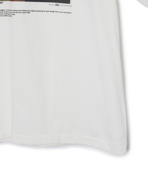 ADAM ET ROPE'(アダムエロペ)の「【JANE SMITH】NICOLA KLOOSTERMAN ABSTRACT L/S T-SHIRT(Tシャツ/カットソー・レディース・ホワイト・S)」の11枚目の写真