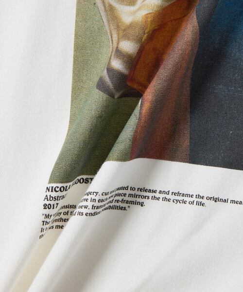 ADAM ET ROPE'(アダムエロペ)の「【JANE SMITH】NICOLA KLOOSTERMAN ABSTRACT L/S T-SHIRT(Tシャツ/カットソー・レディース・ホワイト・S)」の16枚目の写真