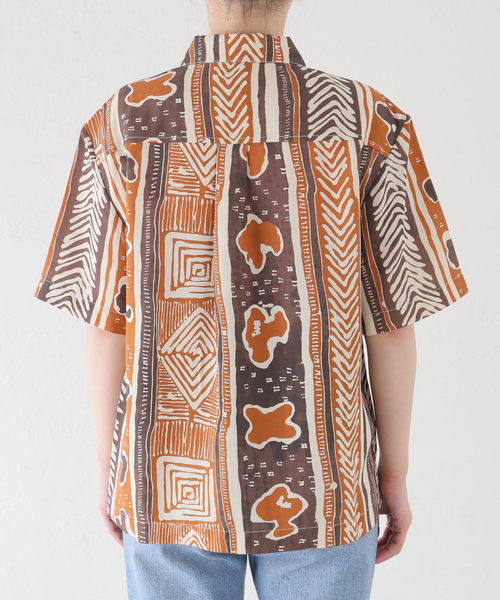 REJINA PYO（レジーナピョウ）の「【REJINA PYO /レジーナ・ピョウ】 Marty Shirt（シャツ/ブラウス・レディース・ブラウン・MEDIUM）」の6枚目の写真