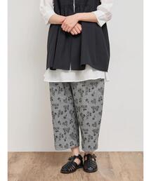 Samansa Mos2 | 総刺繍ストレートパンツ(その他パンツ)