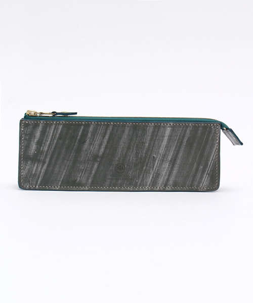 GLENROYAL（グレンロイヤル）の「【GLENROYAL/グレンロイヤル】ZIP PEN CASE/ペンケース（ステーショナリー・メンズ・ブラウン/パープル/イエロー/ターコイズブルー/ダークブルー/カーキ/ボルドー/ブラック/グリーン/ダークブラウン/グレー・00）」の7枚目の写真