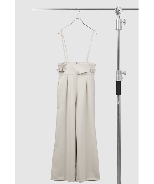 AGAWD（アガウド）の「【先行予約】AGAWD  サイドベルトパンツ　★（サロペット/オーバーオール・レディース・ブラック/グレー/ベージュ・FREE）」の21枚目の写真