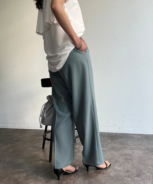 Chez toi（シェトワ）の「マーベルトスラックスパンツ（その他パンツ・レディース・ネイビー/ベージュ/ブルー・FREE）」の18枚目の写真