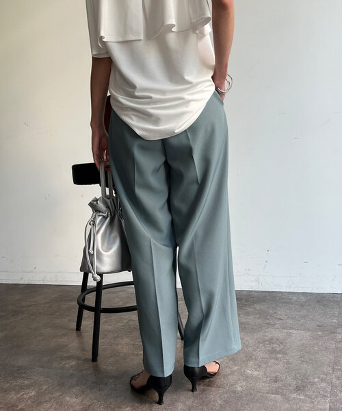 Chez toi（シェトワ）の「マーベルトスラックスパンツ（その他パンツ・レディース・ネイビー/ベージュ/ブルー・FREE）」の19枚目の写真