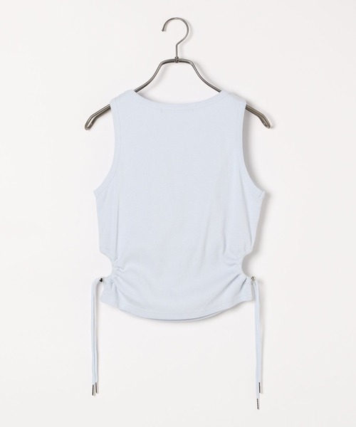 Heather（ヘザー）の「カップ付きサイドカットタンク　127402（タンクトップ・レディース・ホワイト/ライトブルー/ブラック・FREE）」の8枚目の写真