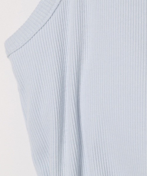 Heather（ヘザー）の「カップ付きサイドカットタンク　127402（タンクトップ・レディース・ホワイト/ライトブルー/ブラック・FREE）」の11枚目の写真