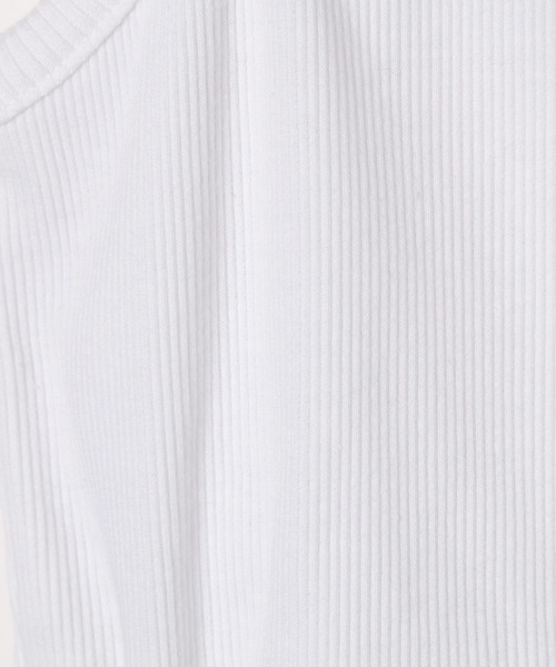 Heather（ヘザー）の「カップ付きサイドカットタンク　127402（タンクトップ・レディース・ホワイト/ライトブルー/ブラック・FREE）」の12枚目の写真