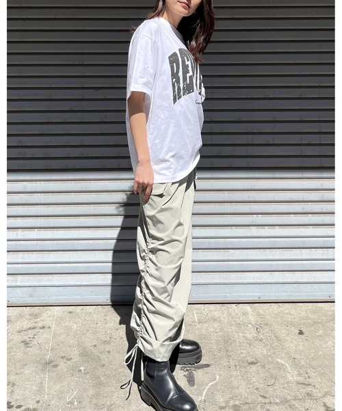 MODISH GAZE(モディシュガゼ)の「REVIVAL 発泡PT ビッグシルエットTシャツ(Tシャツ/カットソー・メンズ・ネイビー/ブラック/ホワイト・MEDIUM/LARGE)」の15枚目の写真