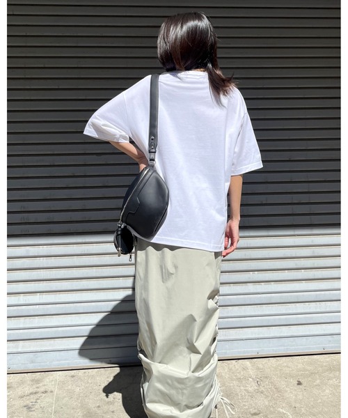 MODISH GAZE(モディシュガゼ)の「REVIVAL 発泡PT ビッグシルエットTシャツ(Tシャツ/カットソー・メンズ・ネイビー/ブラック/ホワイト・MEDIUM/LARGE)」の17枚目の写真