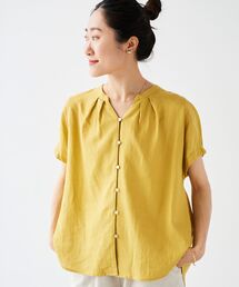 le.coeur blanc | 《手洗い可能》レーヨン麻ドルマンブラウス(シャツ/ブラウス)