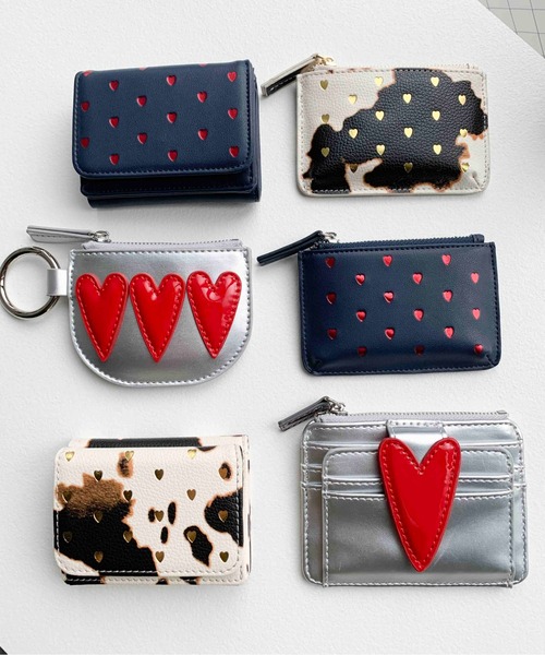 Casselini(キャセリーニ)の「Casselini(キャセリーニ)フォイルプリントカードケース(カードケース・レディース・ネイビー/ブラック/シルバー/アニマル・FREE)」の14枚目の写真