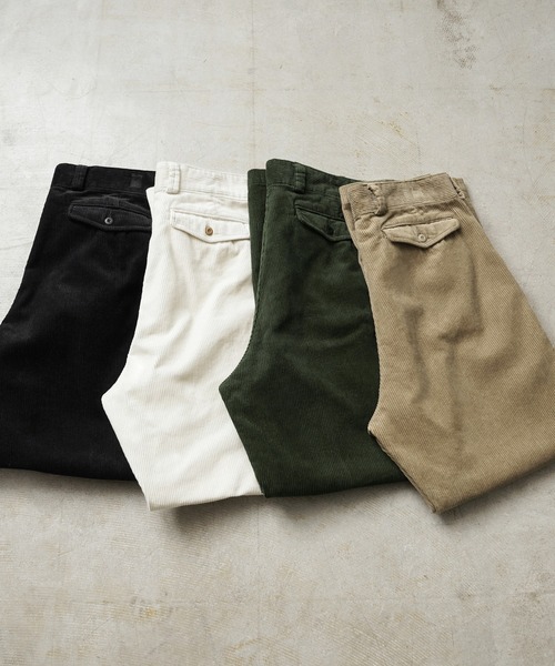 WAIPER.inc M-52 ツータック コーデュロイ トラウザー テーパード フランス軍 1950～60年代 M-52 ツータック コーデュロイ