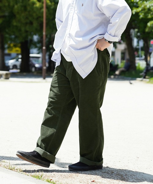 WAIPER.inc(ワイパーインク)の「フランス軍 1950~60年代 M-52 ツータック コーデュロイ トラウザー テーパードシルエット WAIPER.inc(スラックス・メンズ・ベージュ/ブラック/ナチュラル/オリーブ/ネイビー/ブラウン・36/35/34/33/38/37)」の14枚目の写真