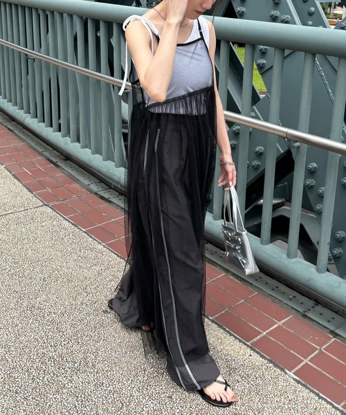 ISOOK(アイスー)の「【ISOOK / アイスー】アシンメトリーデザインタンクトップ / アシメタンクトップ リボン ワンショル キャミソール ZOZOTOWN限定(タンクトップ・レディース・ブラック/カーキ/ホワイト・FREE)」の13枚目の写真